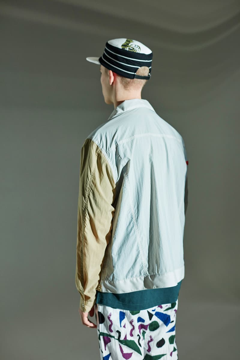 Phingerin Spring/Summer 2020 Lookbook Collection Japan streetwear fashion workwear americana vintage retro stylings bold patterns check print bondage trousers
