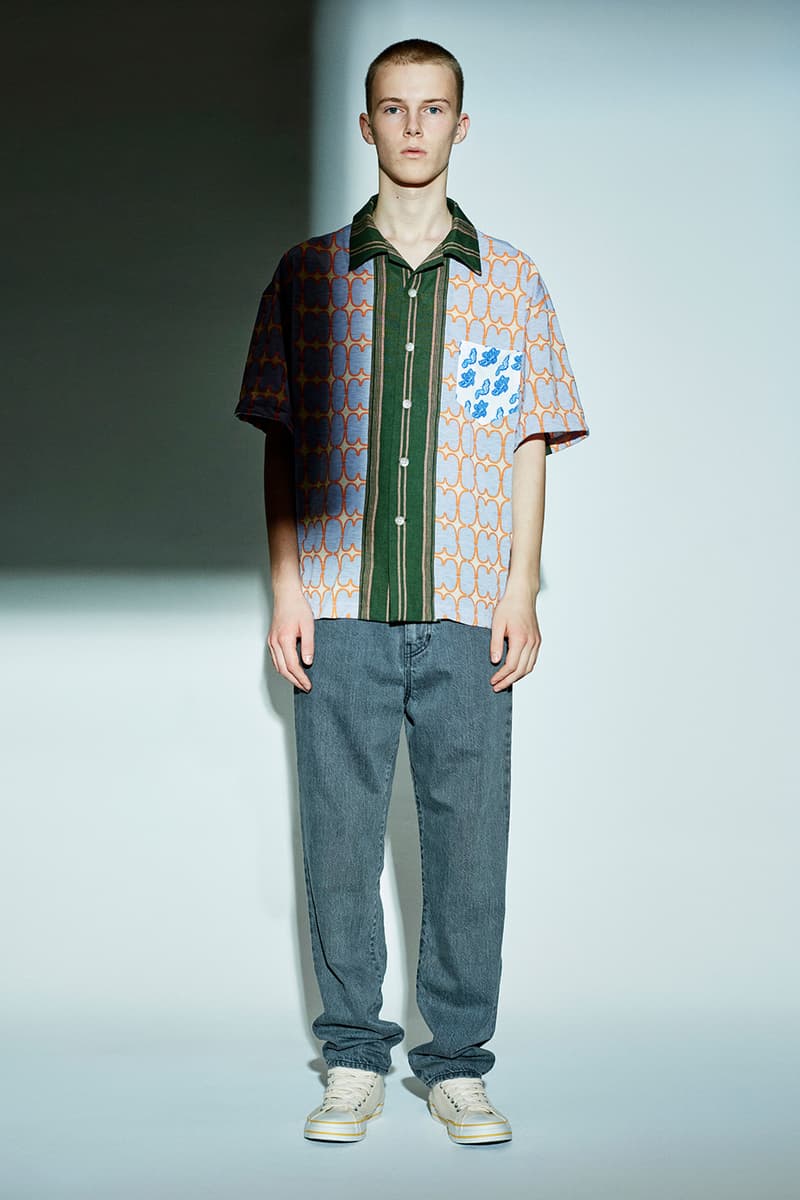 Phingerin Spring/Summer 2020 Lookbook Collection Japan streetwear fashion workwear americana vintage retro stylings bold patterns check print bondage trousers