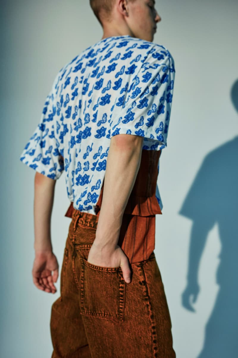 Phingerin Spring/Summer 2020 Lookbook Collection Japan streetwear fashion workwear americana vintage retro stylings bold patterns check print bondage trousers