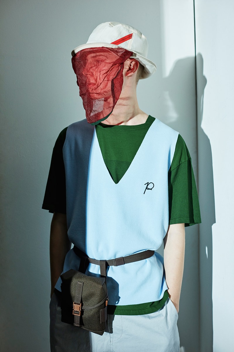 Phingerin Spring/Summer 2020 Lookbook Collection Japan streetwear fashion workwear americana vintage retro stylings bold patterns check print bondage trousers