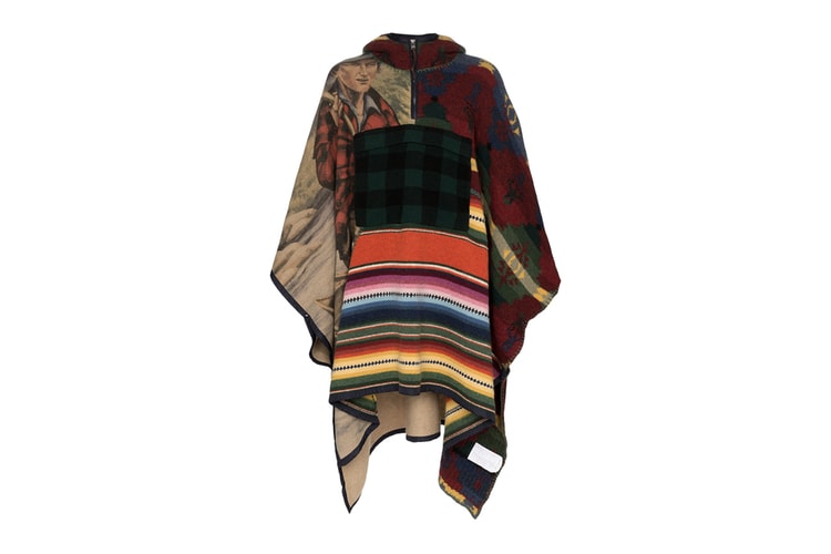 Polo Ralph Lauren Channels Americana With Patchwork Hooded Poncho
