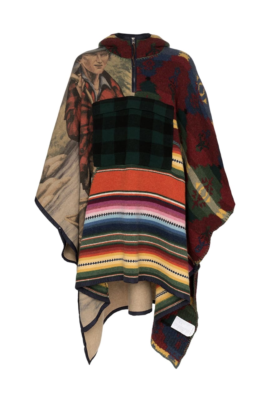 ralph lauren patchwork coat