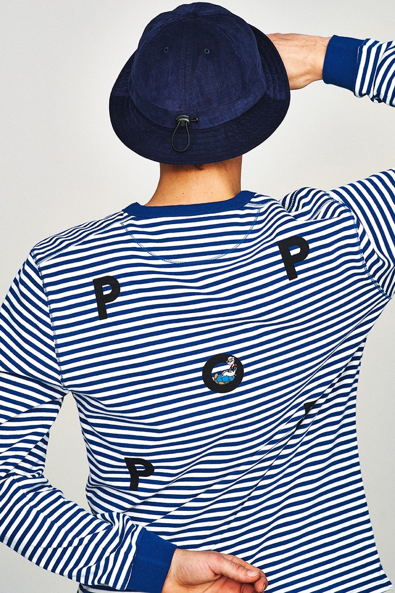 POP Trading Company Popeye POP/EYE Hoodies Sweatshirts Capsule Collection Collab Beauty & Youth Socks Baseball Hats
