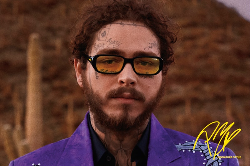 Post Malone Arnette Signature Collection Sunglasses Release AN 4265 Black White Grey Orange