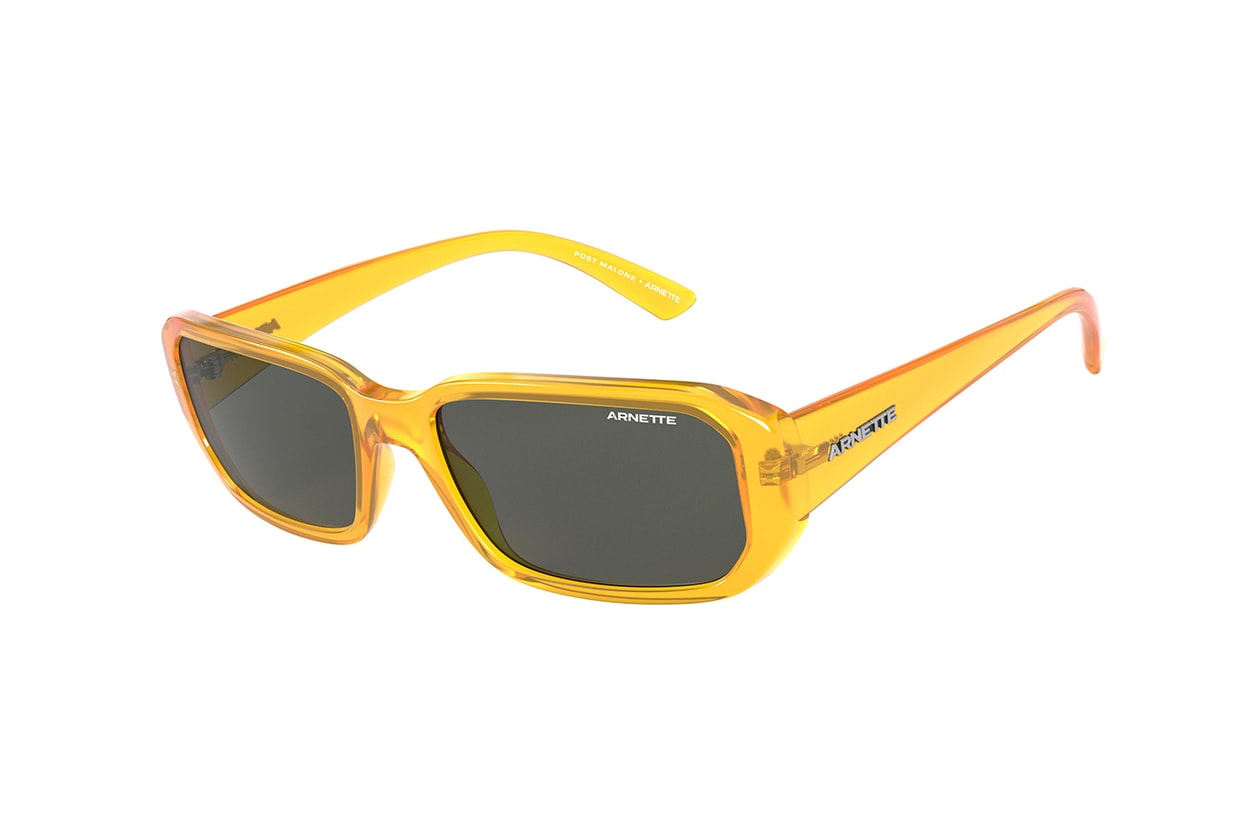 Post Malone Arnette Signature Collection Sunglasses Release AN 4265 Black White Grey Orange