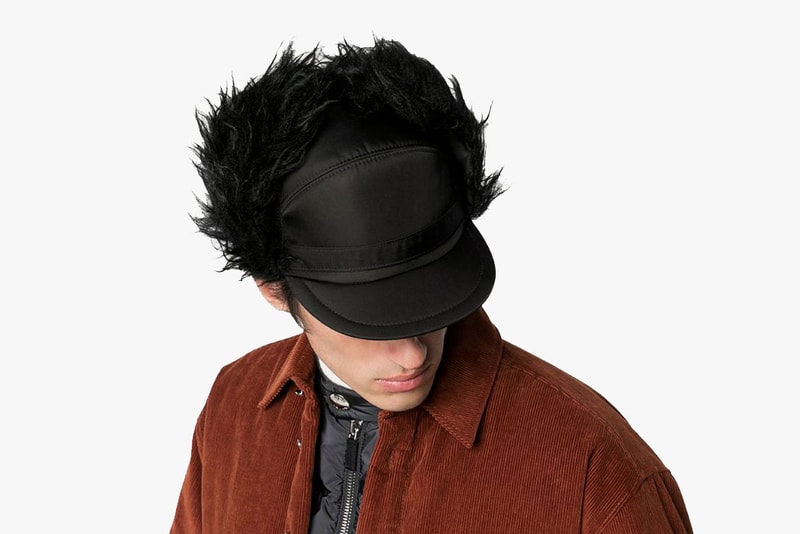 Prada Faux-Fur Nylon Trapper Hat Release Browns Fashion 