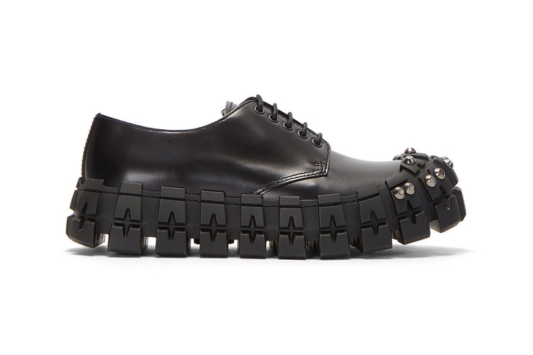 Prada's Latest Studded Shoes Are Inspired by Bulky Car Tires