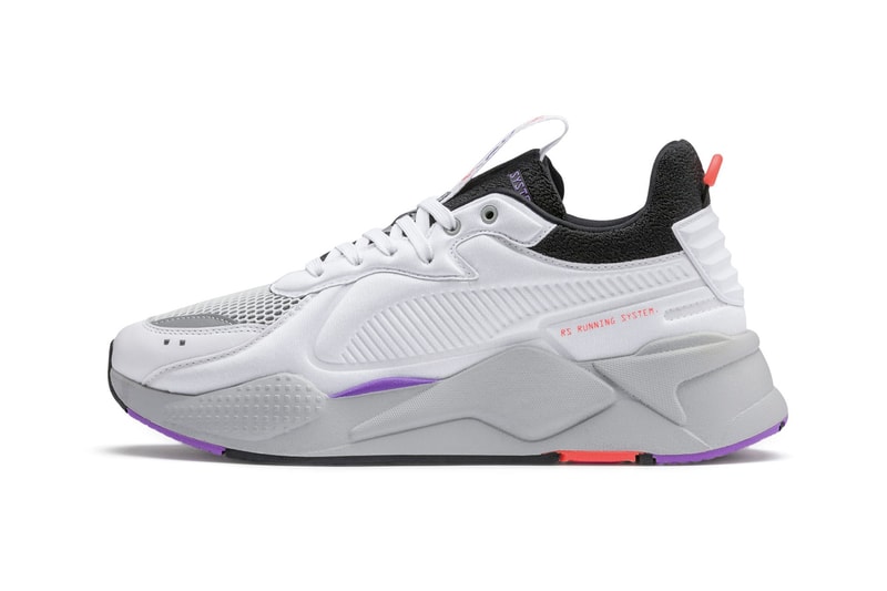 Puma RS X Softcase High Rise Blue Turquoise purple red white silver metallic running 80s sneaker footwear shoes 1980 vintage retro reflective