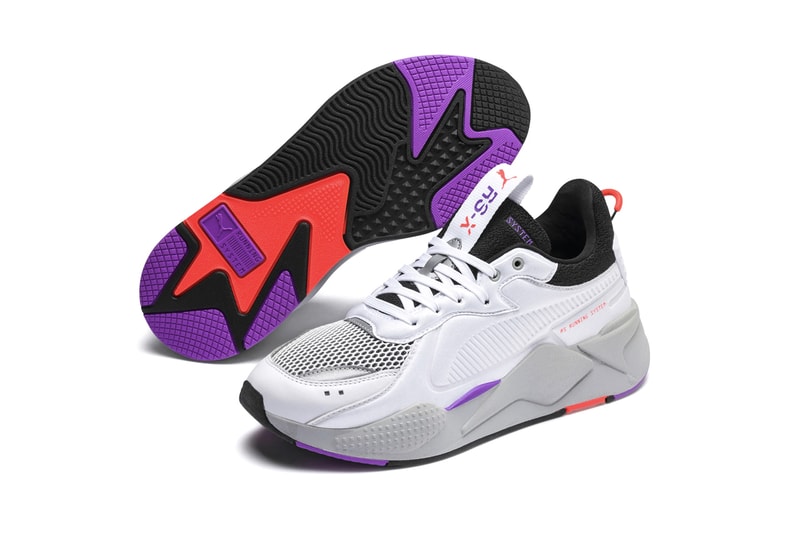Puma RS X Softcase High Rise Blue Turquoise purple red white silver metallic running 80s sneaker footwear shoes 1980 vintage retro reflective