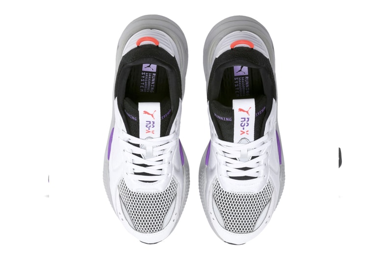 Puma RS X Softcase High Rise Blue Turquoise purple red white silver metallic running 80s sneaker footwear shoes 1980 vintage retro reflective