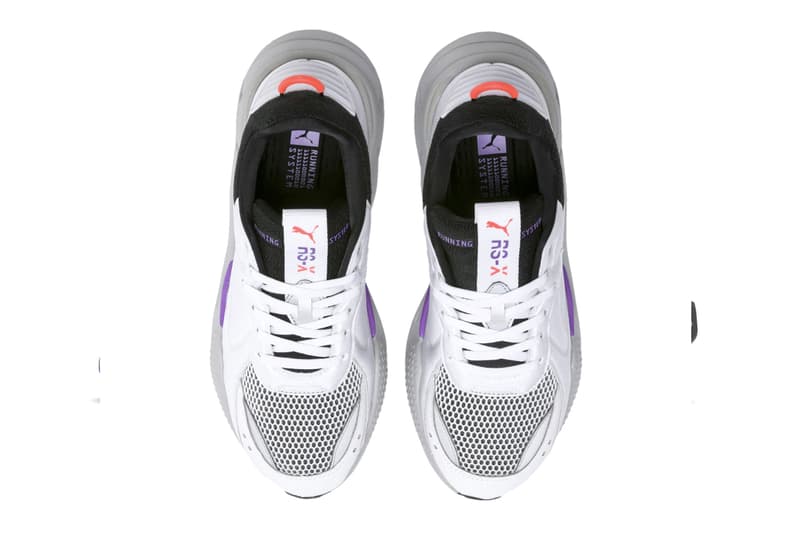Puma RS X Softcase High Rise Blue Turquoise purple red white silver metallic running 80s sneaker footwear shoes 1980 vintage retro reflective
