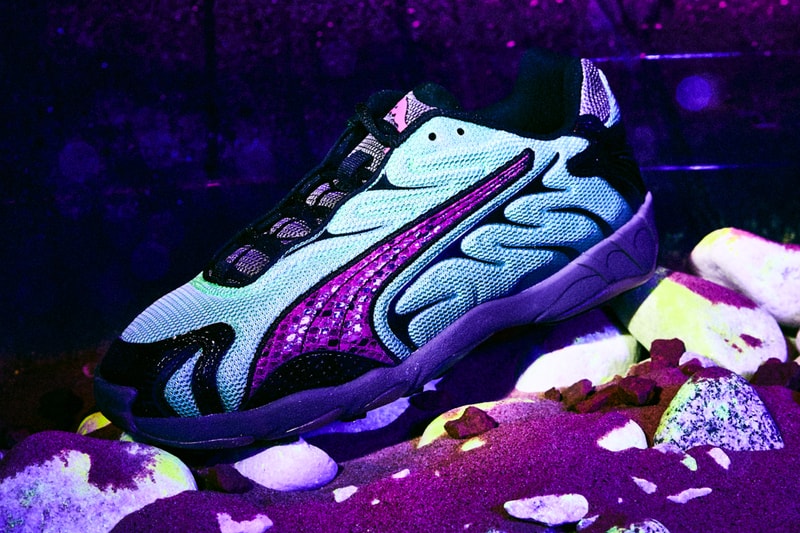 size puma kraken medusa mythology inhale snakeskin green silver release information details buy cop purchase order