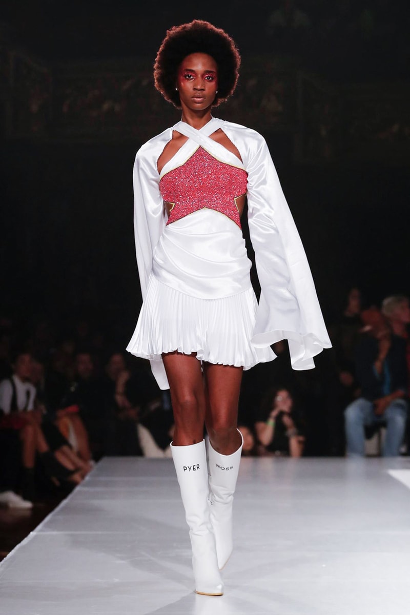 pyer moss collection 3 sister runway show new york fashion week kerby jean raymond ready to wear fall september 2019 spring summer 2020 womenswear menswear kings theater brooklyn richard phillips