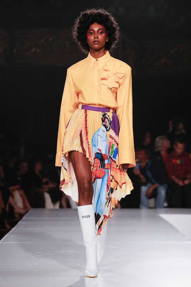 pyer moss collection 3 sister runway show new york fashion week kerby jean raymond ready to wear fall september 2019 spring summer 2020 womenswear menswear kings theater brooklyn richard phillips