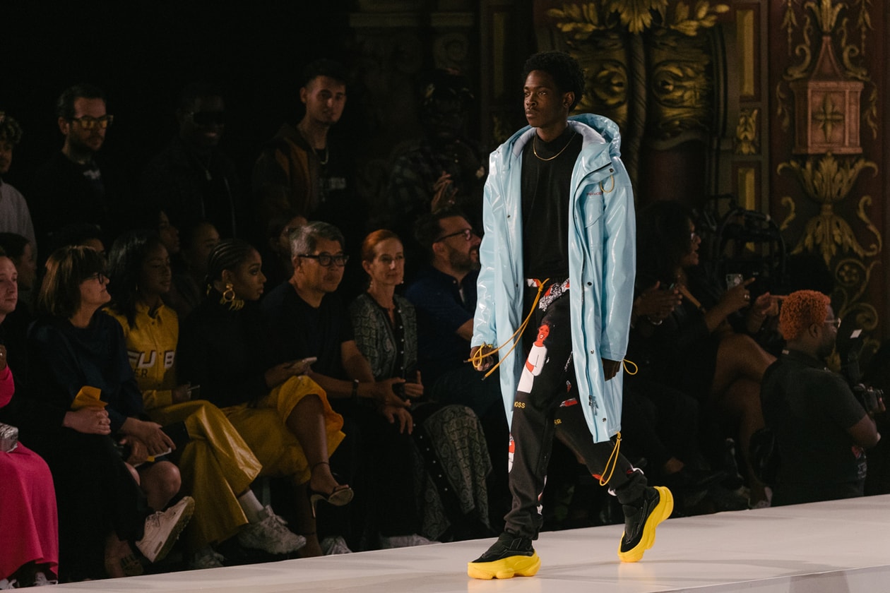 pyer moss reebok collection 3 sister runway show new york fashion week kerby jean raymond backstage photos ready to wear fall september 2019 spring summer 2020 womenswear menswear kings theater brooklyn richard phillips sean john