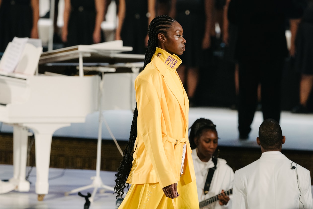 pyer moss reebok collection 3 sister runway show new york fashion week kerby jean raymond backstage photos ready to wear fall september 2019 spring summer 2020 womenswear menswear kings theater brooklyn richard phillips sean john