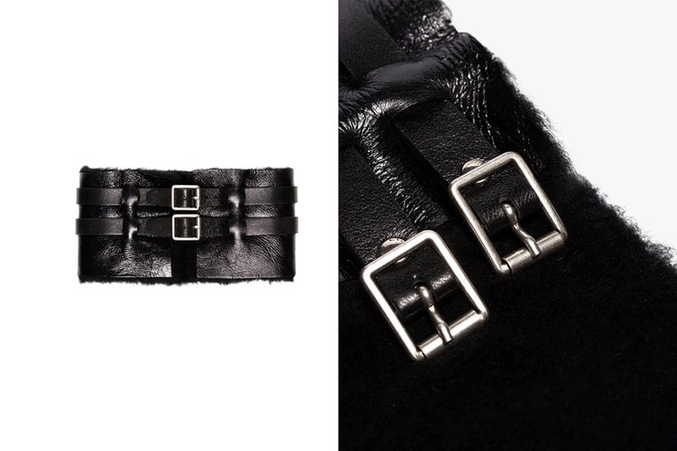 Keep Toasty in Raf Simons' S&M-Inspired Shearling Neckwarmer