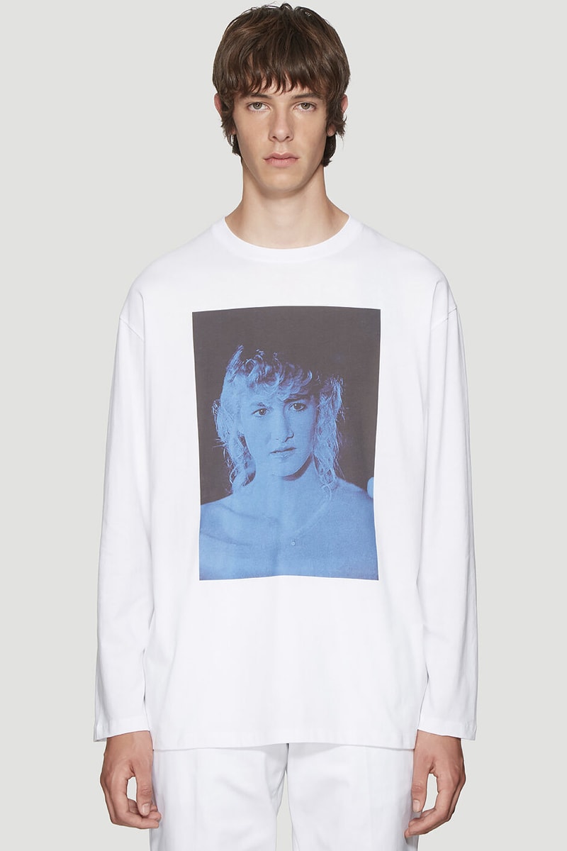 Raf Simons David Lynch Long Sleeve T shirt tee blue velvet 1986 neo noir drama tv series Dale Cooper Laura Palmer Bobby Brigg Laura Dern