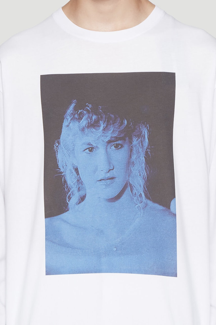 Raf Simons David Lynch Long Sleeve T shirt tee blue velvet 1986 neo noir drama tv series Dale Cooper Laura Palmer Bobby Brigg Laura Dern