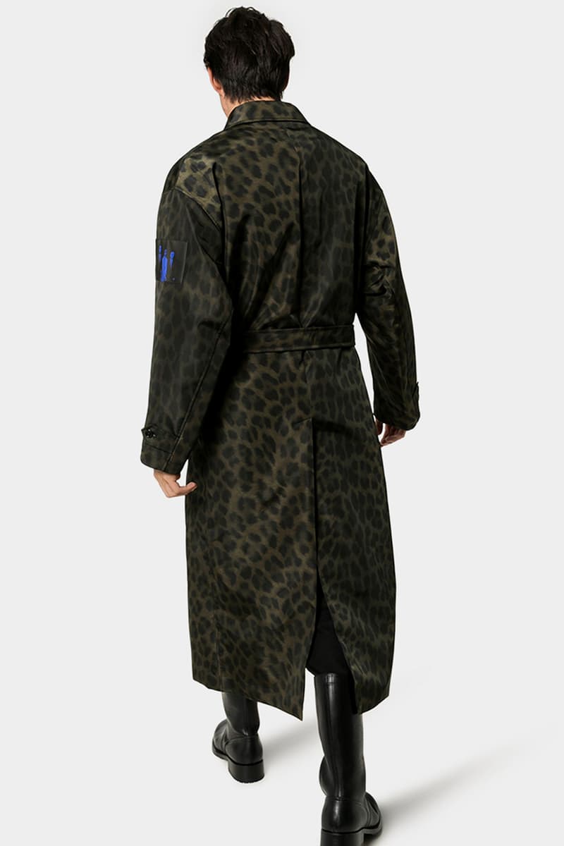 Raf Simons Fall Winter 2019 FW19 Runway Leopard Print Photographic Overcoat Release Information Cop Online Browns Menswear White Black Negative David Lynch 'Blue Velvet'
