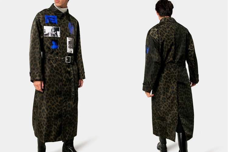 Raf Simons' FW19 Runway Leopard Print Photographic Overcoat Has Dropped