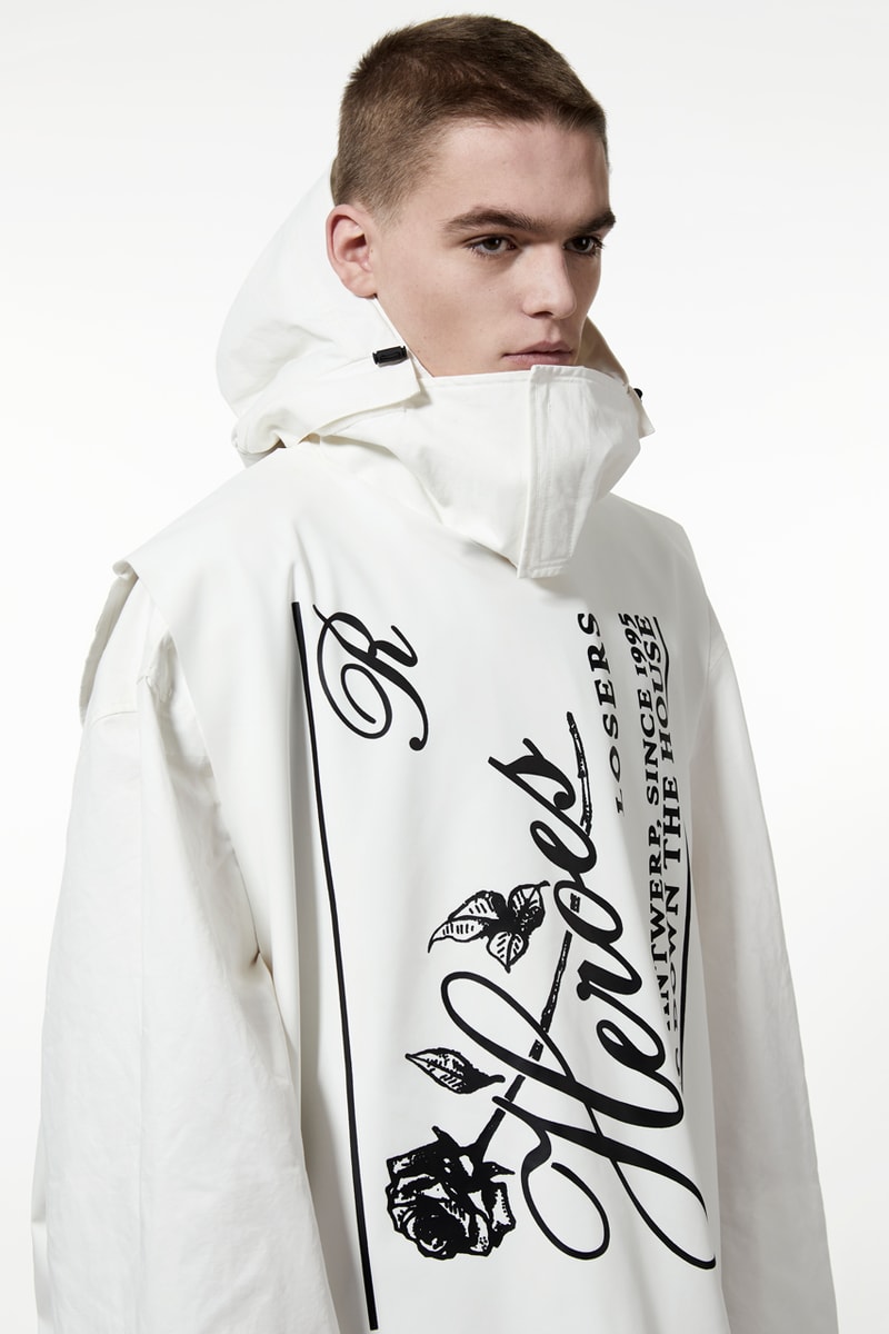 Templa Raf Simons Fall/Winter 2019 Collection Skiwear Outerwear Puffer Coats Tees Orange White Black Red