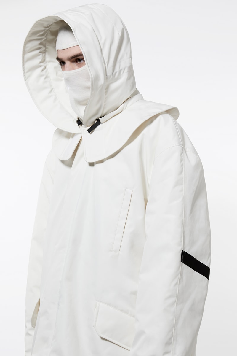 Templa Raf Simons Fall/Winter 2019 Collection Skiwear Outerwear Puffer Coats Tees Orange White Black Red