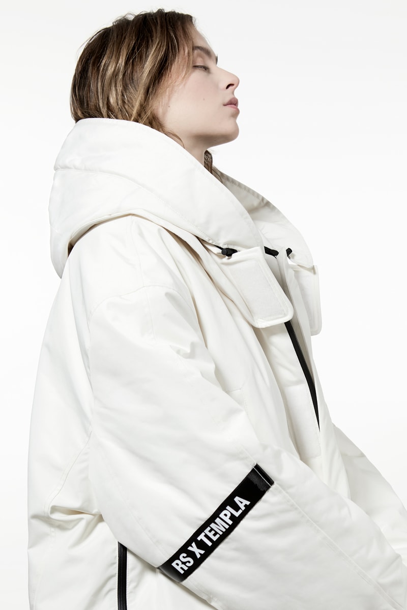 Templa Raf Simons Fall/Winter 2019 Collection Skiwear Outerwear Puffer Coats Tees Orange White Black Red
