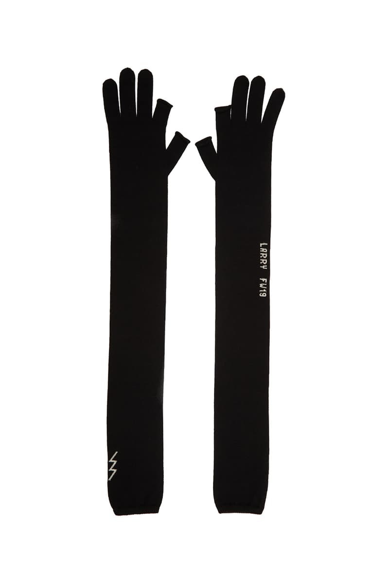 Rick Owens Larry Black Cashmere Fingerless Gloves Hypebeast Rick Owens Larry Black Cashmere Fingerless Gloves Hypebeast