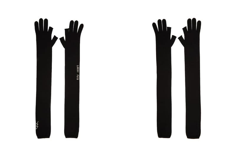 Rick Owens Drops Punk-Inspired Black Cashmere Fingerless Gloves
