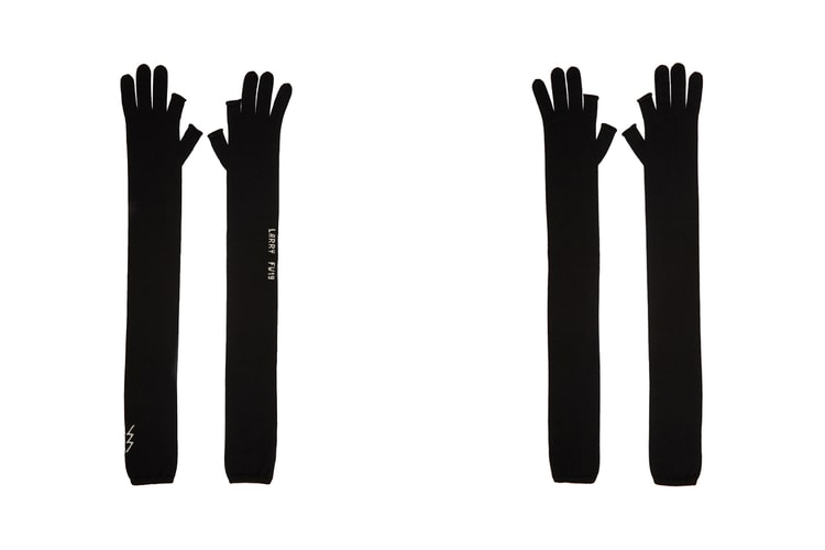 Rick Owens Drops Punk-Inspired Black Cashmere Fingerless Gloves