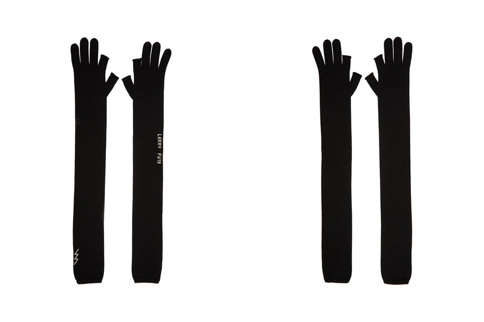 Rick Owens Larry Black Cashmere Fingerless Gloves Hypebeast Rick Owens Larry Black Cashmere Fingerless Gloves Hypebeast
