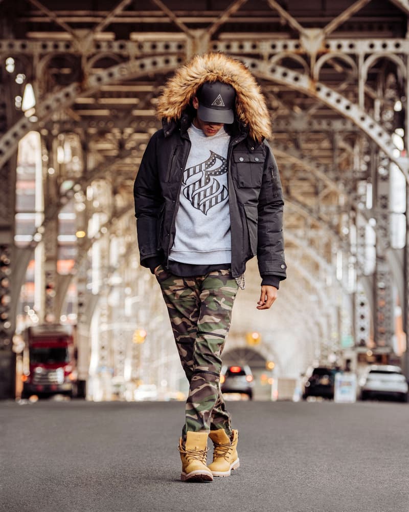 Rocawear 20 years of hip-hop inspired streetwear new collection dame dash jay-z timbs deadass camo pants sweatsuits nate carty anthony white new york city streets subway