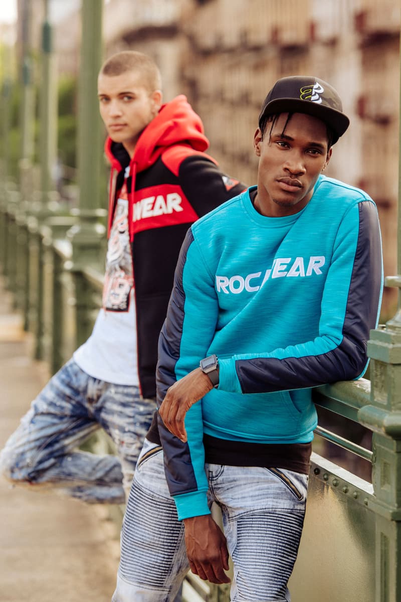 Rocawear 20 years of hip-hop inspired streetwear new collection dame dash jay-z timbs deadass camo pants sweatsuits nate carty anthony white new york city streets subway