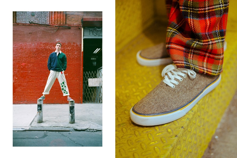 rowing blazers fw19 fall winter 2019 lookbook collection release barbour outerwear sperry top sider collaboration japanese take ivy post streetwear jack carlson georgetown rugby shirts cricket sweaters graphic tees