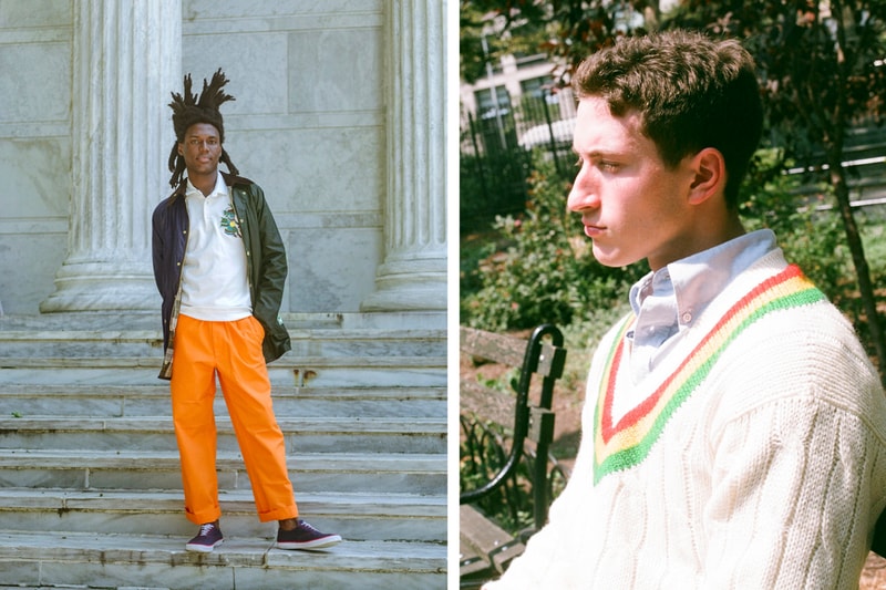 rowing blazers fw19 fall winter 2019 lookbook collection release barbour outerwear sperry top sider collaboration japanese take ivy post streetwear jack carlson georgetown rugby shirts cricket sweaters graphic tees