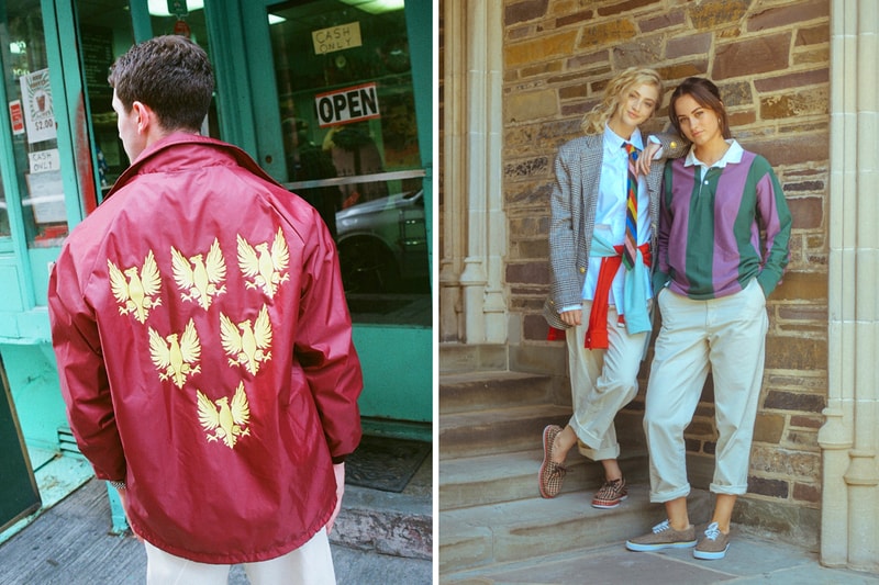 rowing blazers fw19 fall winter 2019 lookbook collection release barbour outerwear sperry top sider collaboration japanese take ivy post streetwear jack carlson georgetown rugby shirts cricket sweaters graphic tees