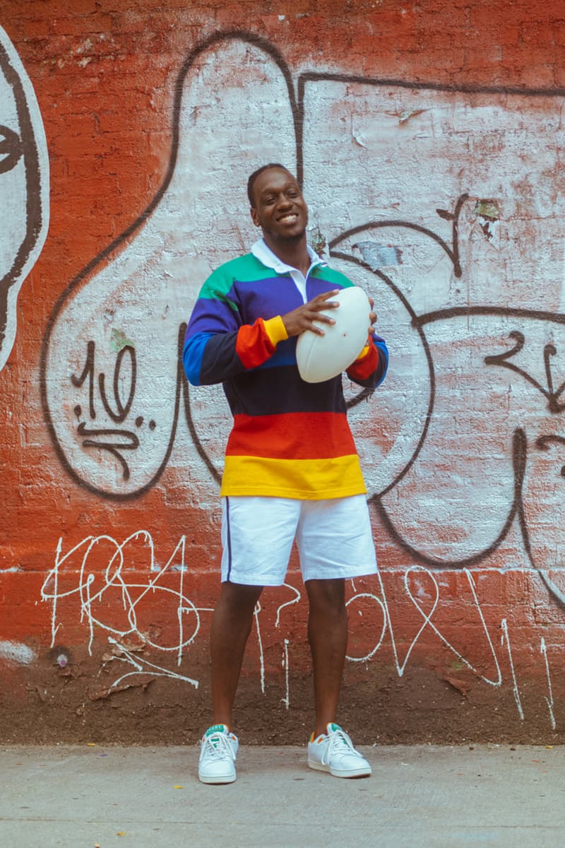 Rowing Blazers Lands' End Capsule Collection Rugby Shirts Weekend Bags Color-Blocking Yellow Red Blue Green Orange Purple