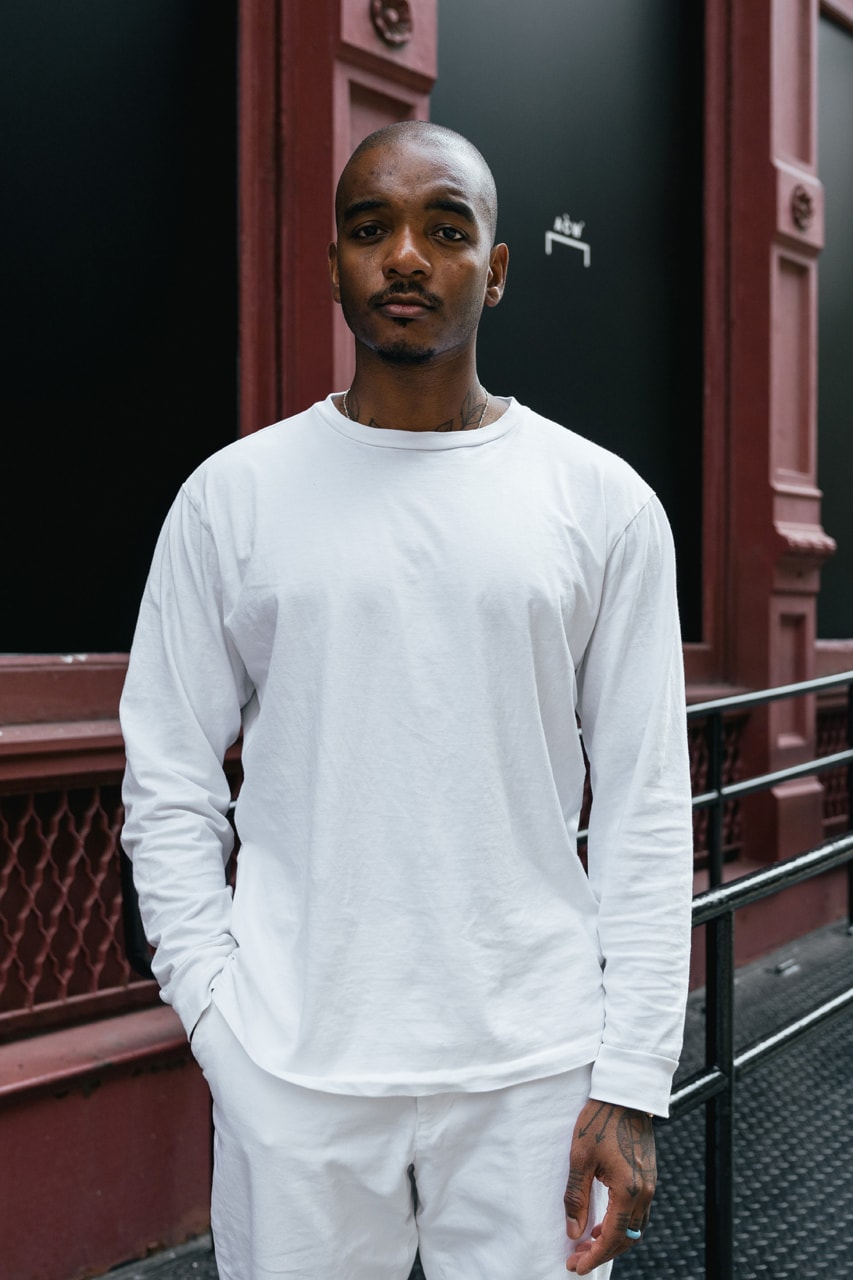 Samuel Ross, Renzo Rosso Streetsnaps Interview style diesel a cold wall red tag collaboration snaps collection new york fashion week event