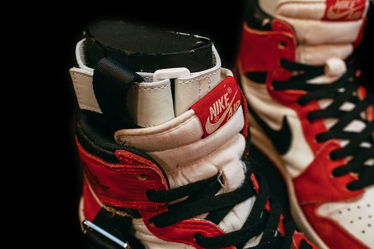Sabotage SBTG Surplus One-Off Ankle Brace AJ1 Michael Jordan Recovery 1985 Air Jordan 1 Sneaker Customization REHAB S.O.S Secondnatvre Vintage Nike Mark Ong