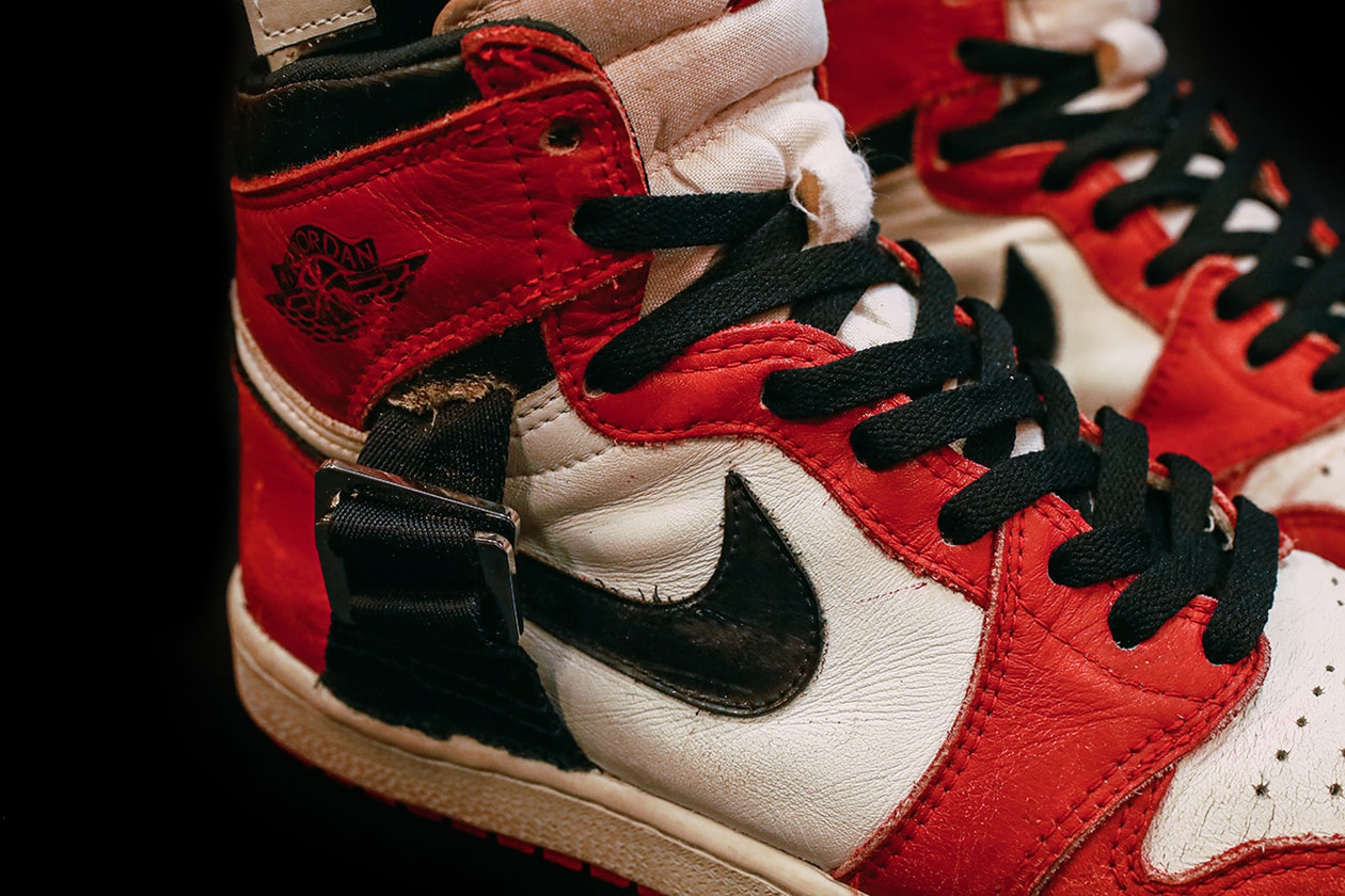 Sabotage SBTG Surplus One-Off Ankle Brace AJ1 Michael Jordan Recovery 1985 Air Jordan 1 Sneaker Customization REHAB S.O.S Secondnatvre Vintage Nike Mark Ong