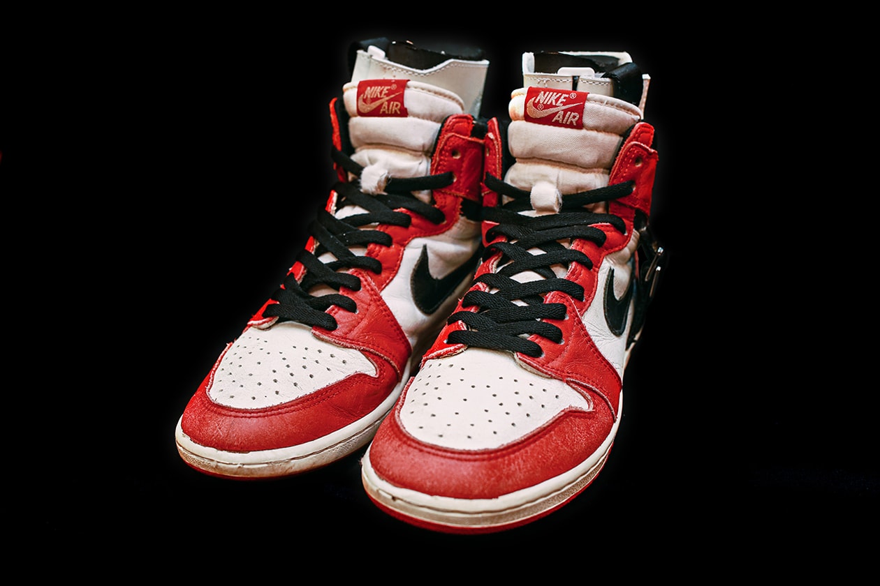 Sabotage SBTG Surplus One-Off Ankle Brace AJ1 Michael Jordan Recovery 1985 Air Jordan 1 Sneaker Customization REHAB S.O.S Secondnatvre Vintage Nike Mark Ong