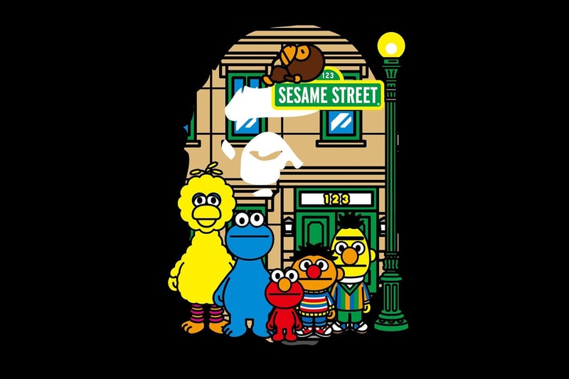 sesame street bape collaboration announcement streetwear fashion style clothing apparel