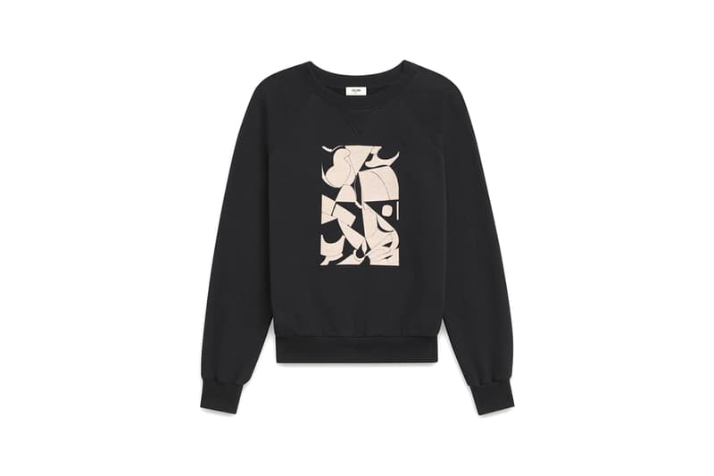 Shawn Kuruneru x CELINE Capsule Collection Hedi Slimane Canadian Artist Fall Winter 2019 FW19 Designer T-Shirt Sweatshirt Tech Accessories iPhone X XS Denim Jacket Print Graphic Sneakers Wallet Purse
