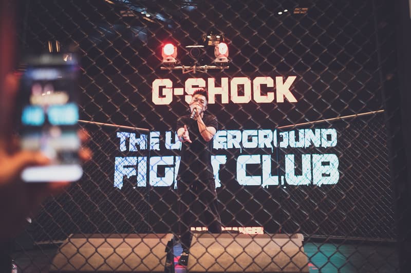 G-Shock Singapore Embrace Local Heroes at The Underground Fight Club Watch Streetwear Singapore Event MMA Music Art Exhibition Immersive