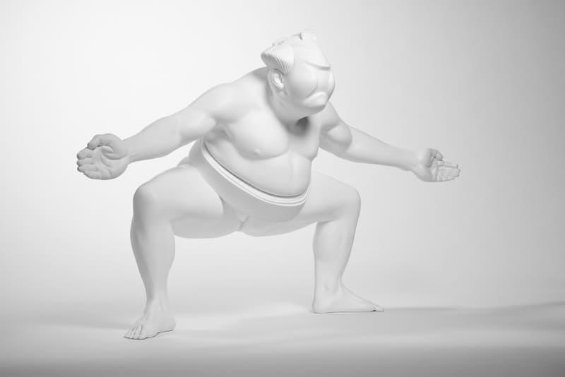 shohei otomo sumo shadow gallery nothing you can do can hurt me wrestler sculpture hong kong melbourne SHDW.gallery shdw