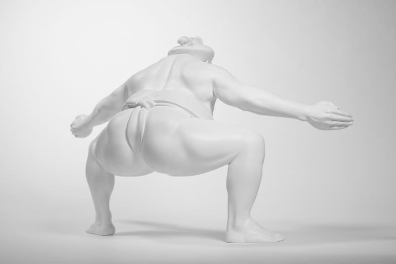 shohei otomo sumo shadow gallery nothing you can do can hurt me wrestler sculpture hong kong melbourne SHDW.gallery shdw