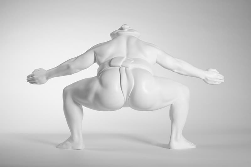 shohei otomo sumo shadow gallery nothing you can do can hurt me wrestler sculpture hong kong melbourne SHDW.gallery shdw