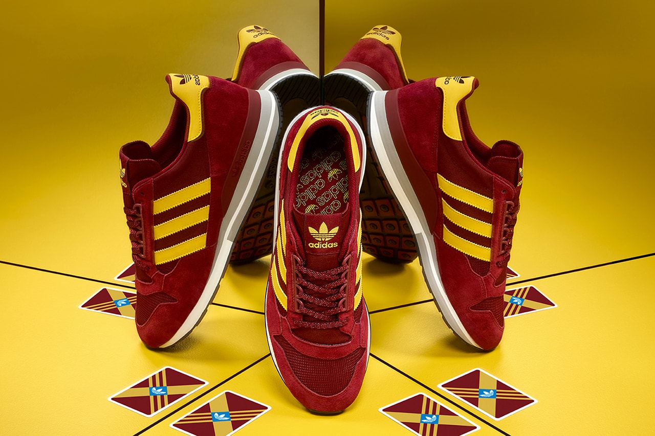 size adidas originals zx500 maroon yellow archive runner sneaker trainer details buy cop purchase order