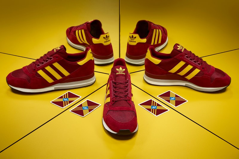 size adidas originals zx500 maroon yellow archive runner sneaker trainer details buy cop purchase order